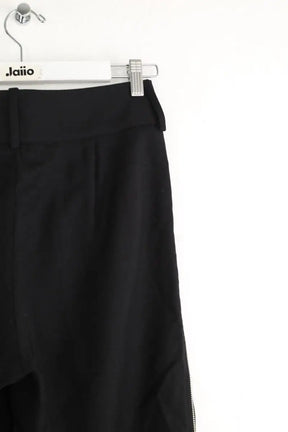 Pantalon slim Maje Noir en Laine