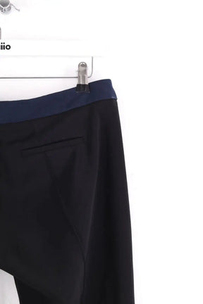 Pantalon slim Maje Noir en Synthétique