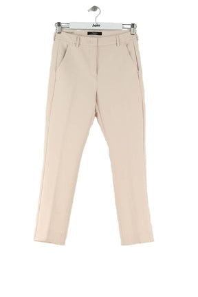 Pantalon slim Max Mara Beige en Polyester, taille XS - Seconde Main