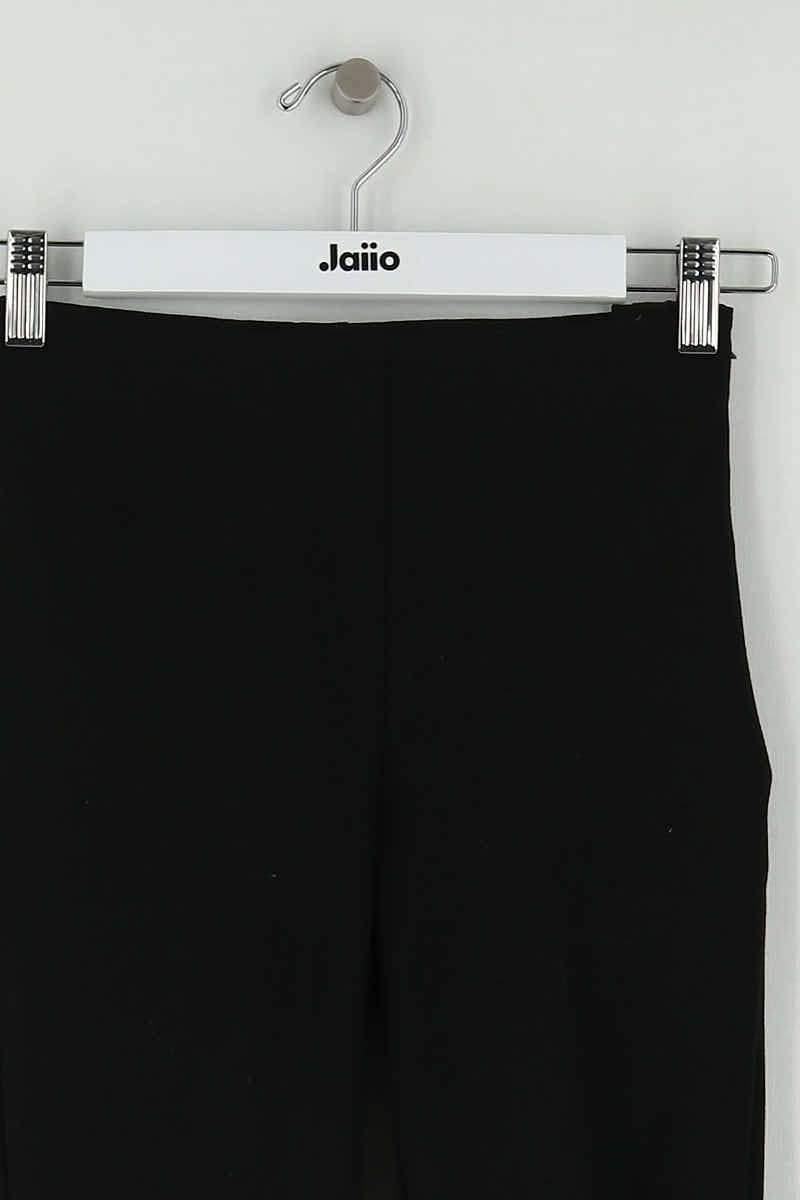 Pantalon slim Patrizia Pepe Noir en Synthétique