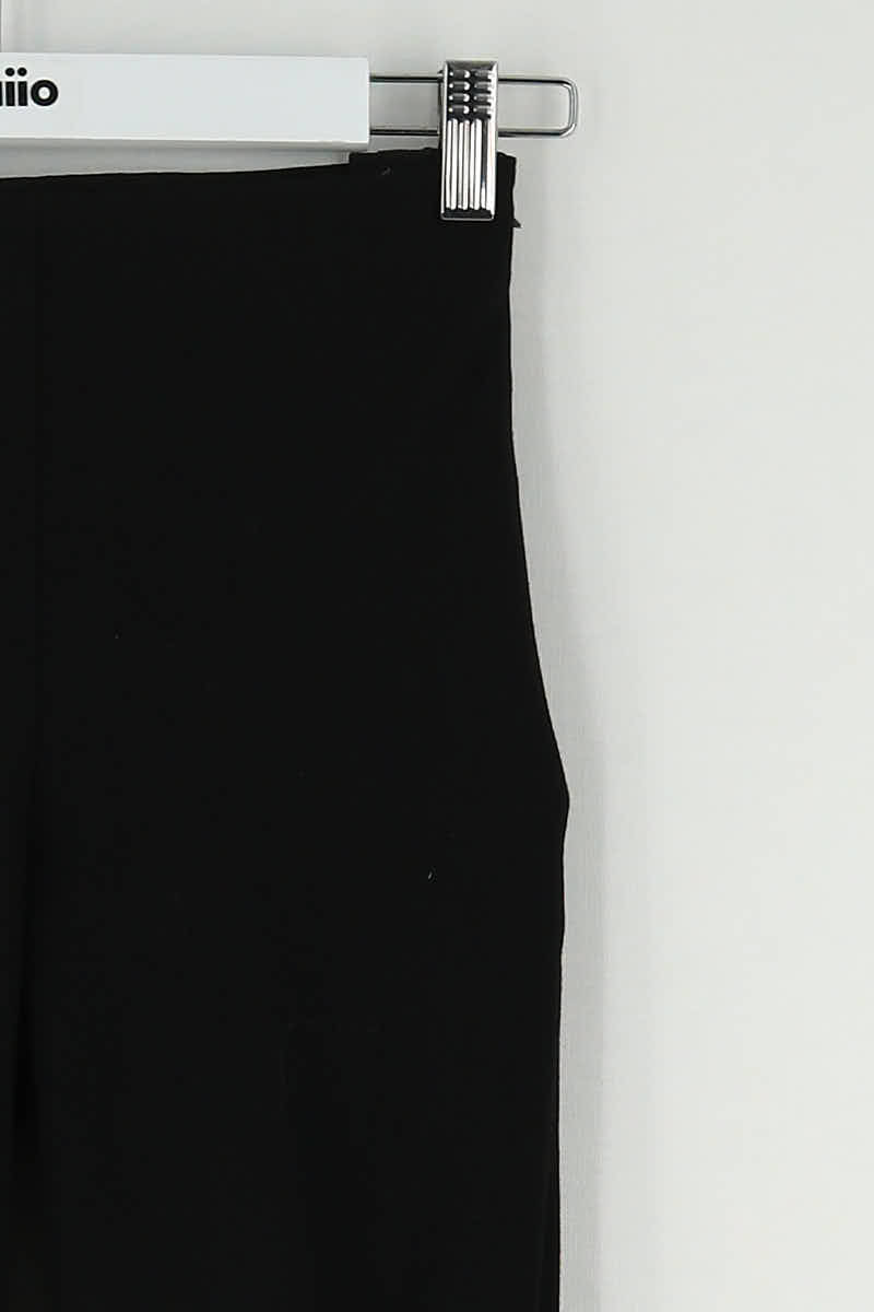 Pantalon slim Patrizia Pepe Noir en Synthétique