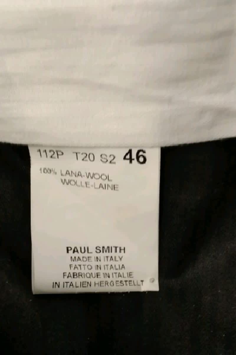 Pantalon slim Paul Smith Bleu en Laine