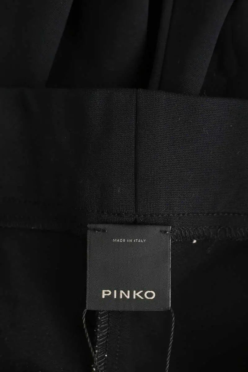 Pantalon slim Pinko Noir en Polyester