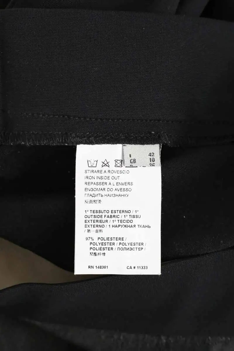 Pantalon slim Pinko Noir en Polyester