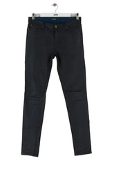 Pantalon slim Ralph Lauren Marine en Coton, taille M - Seconde Main