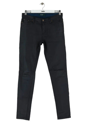 Pantalon slim Ralph Lauren Marine en Coton, taille M - Seconde Main