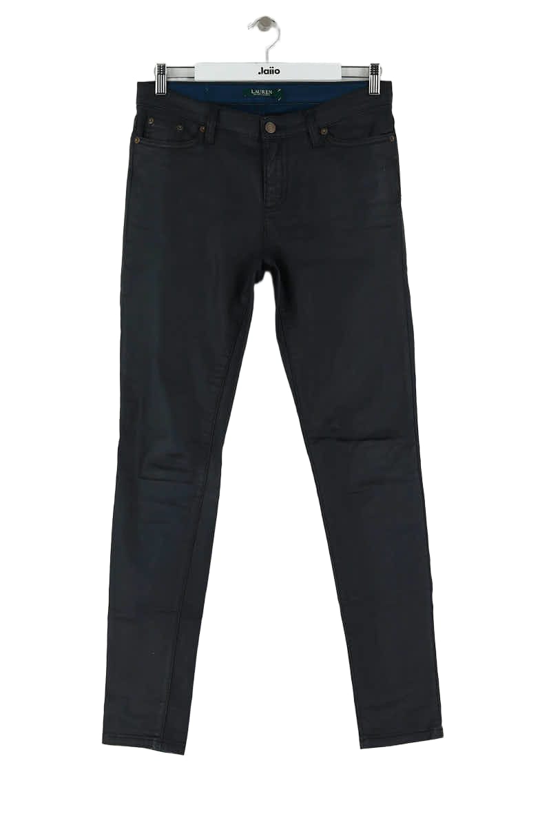 Pantalon slim Ralph Lauren Marine en Coton, taille M - Seconde Main