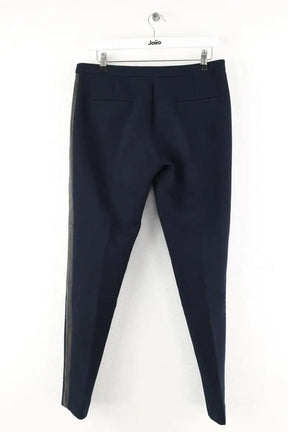 Pantalon slim Sandro Marine en Laine