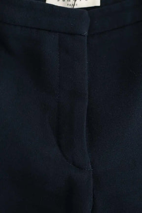 Pantalon slim Sandro Marine en Laine