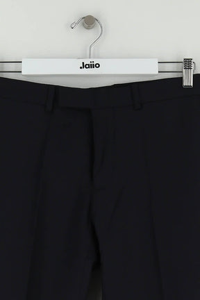 Pantalon slim Sandro Marine en Laine