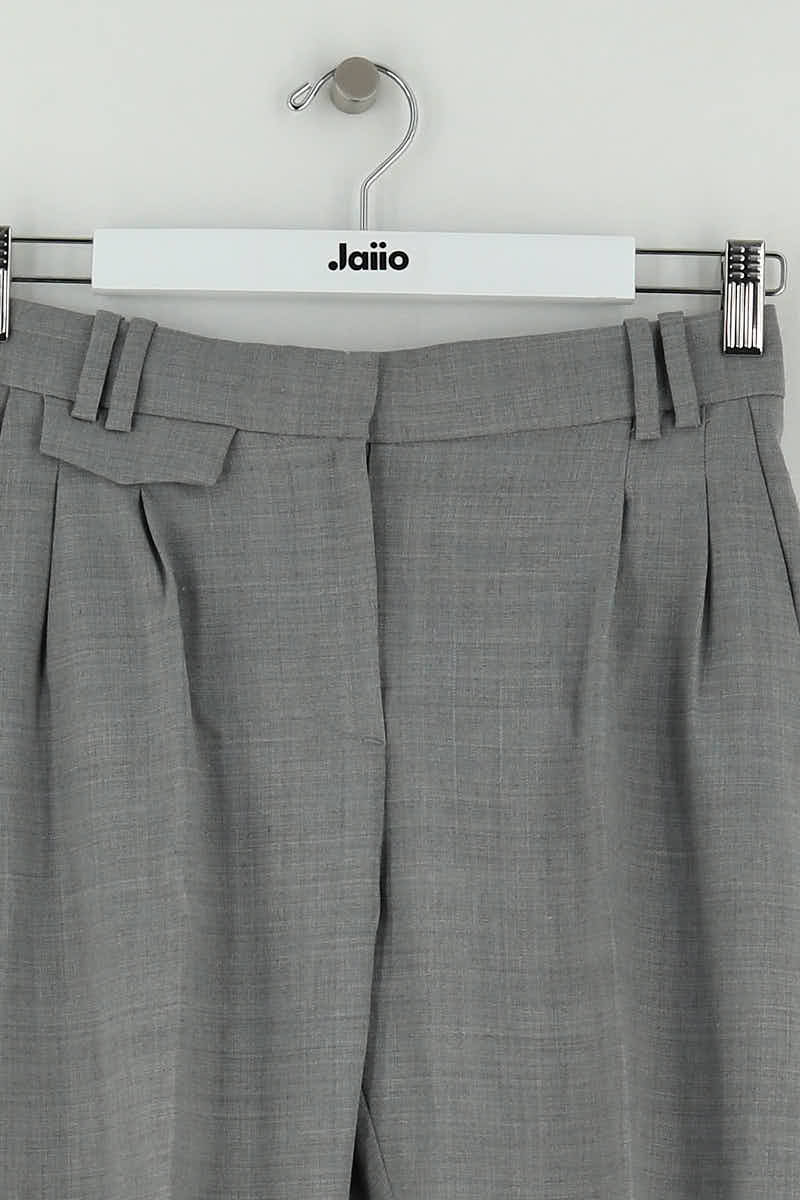 Pantalon slim Sessun Gris en Polyester