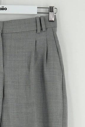 Pantalon slim Sessun Gris en Polyester