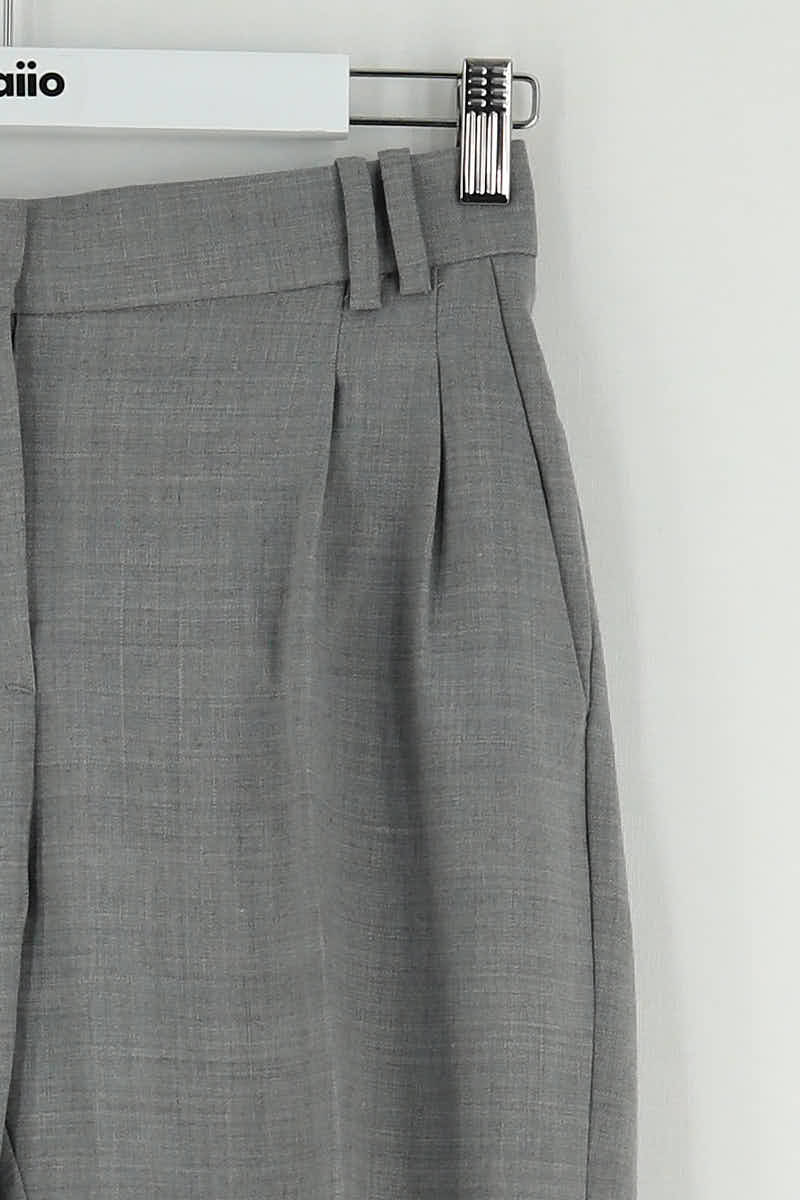 Pantalon slim Sessun Gris en Polyester