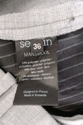 Pantalon slim Sessun Gris en Polyester