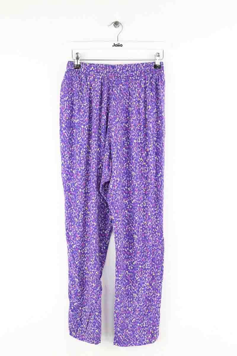 Pantalon slim Songe Lab Violet en Viscose