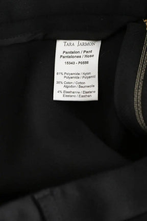 Pantalon slim Tara Jarmon Noir en Polyamide