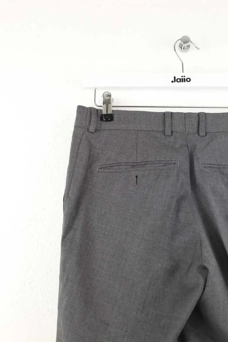 Pantalon slim The Kooples Gris en Coton