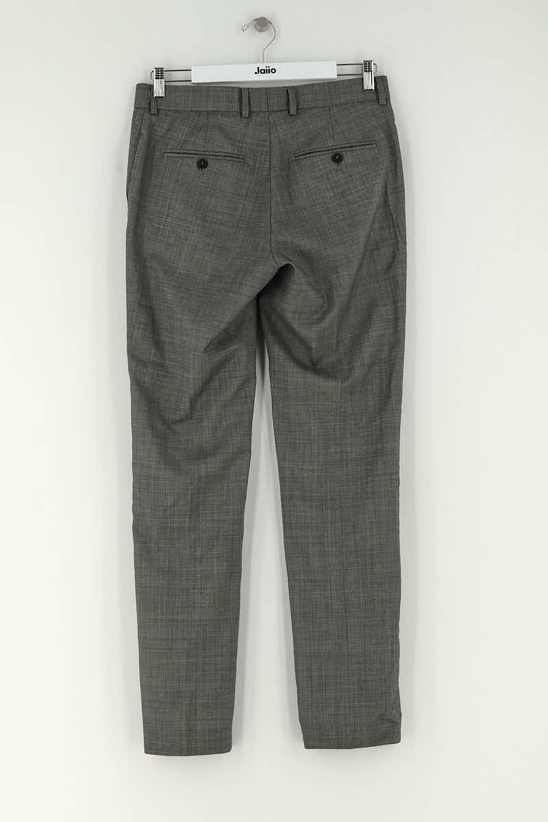 Pantalon slim The Kooples Gris en Laine