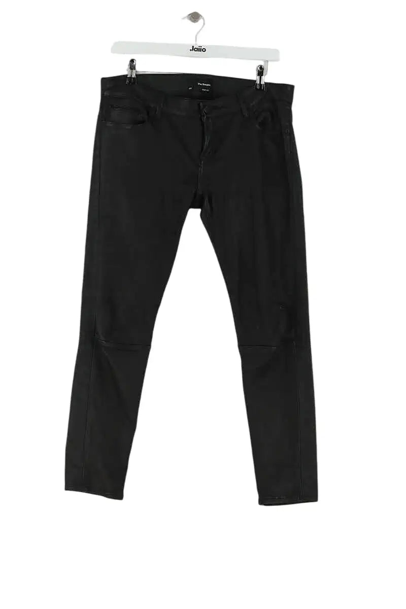 Pantalon slim The Kooples Noir en Coton, taille M - Seconde Main