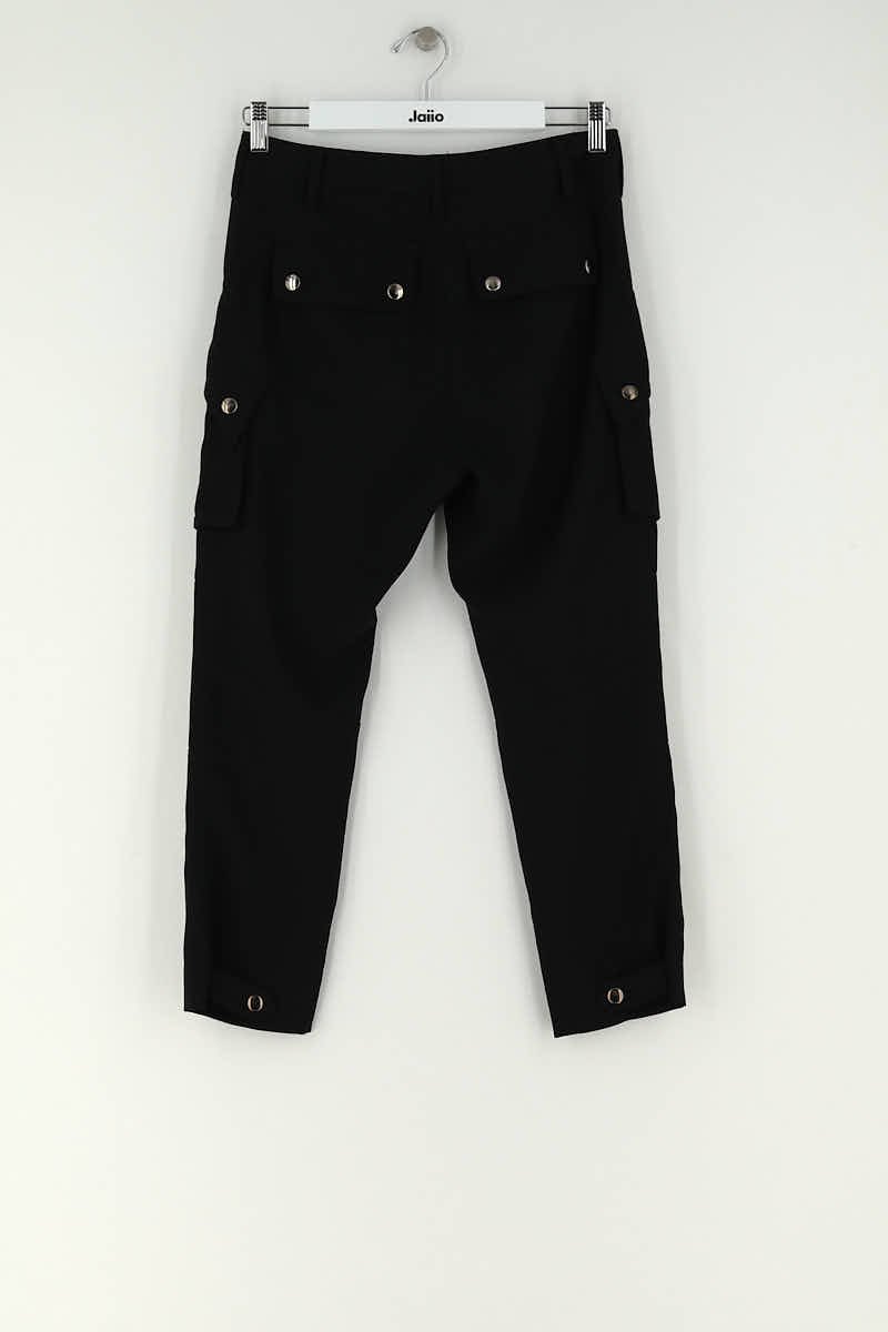 Pantalon slim The Kooples Noir en Polyester