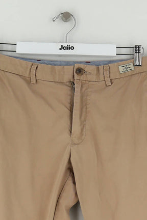 Pantalon slim Tommy Hilfiger Beige en Coton