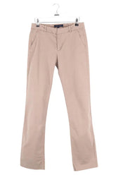 Pantalon slim Tommy Hilfiger Beige en Coton, taille S - Seconde Main