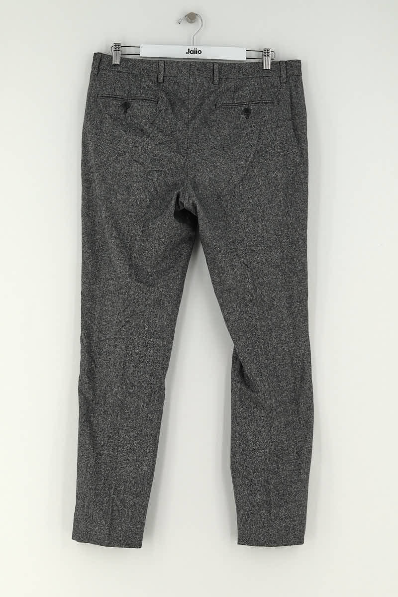 Pantalon slim Tommy Hilfiger Gris en Laine