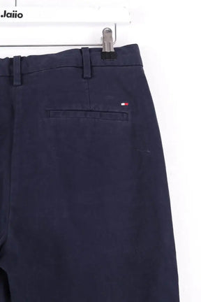 Pantalon slim Tommy Hilfiger Marine en Coton