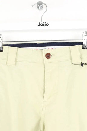 Pantalon slim Tommy Hilfiger Turquoise en Coton
