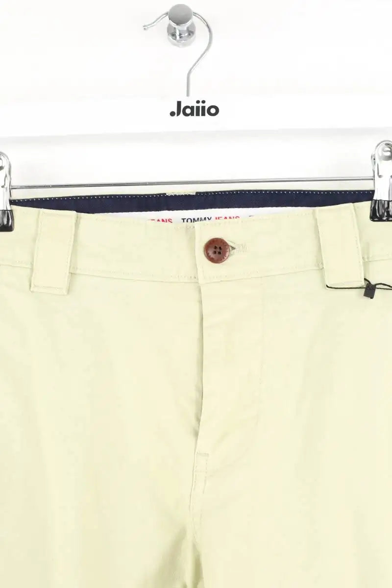 Pantalon slim Tommy Hilfiger Turquoise en Coton