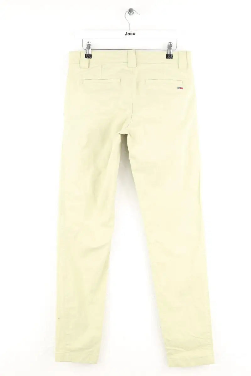 Pantalon slim Tommy Hilfiger Turquoise en Coton