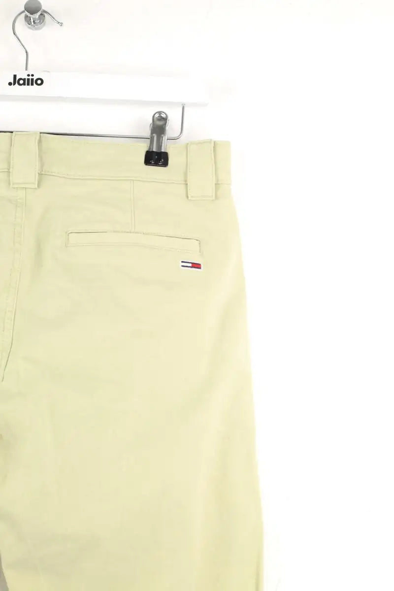 Pantalon slim Tommy Hilfiger Turquoise en Coton