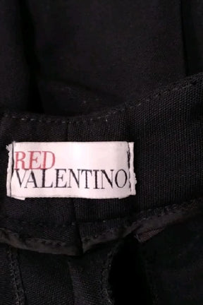 Pantalon slim Valentino Noir en Polyester