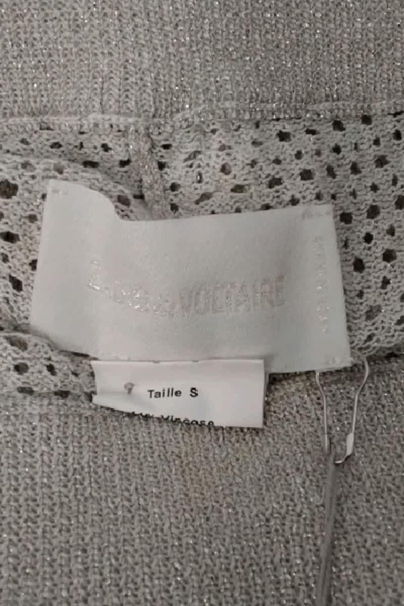 Pantalon slim Zadig & Voltaire Doré en Viscose