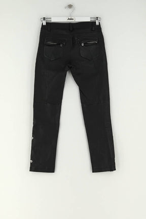 Pantalon slim Zadig & Voltaire Noir en Cuir