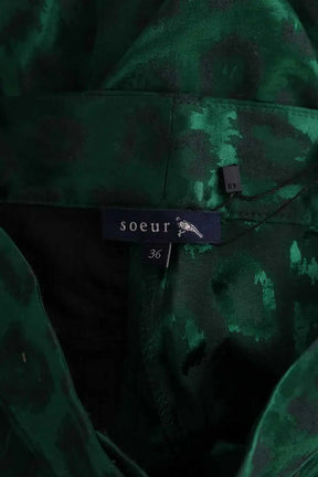 Pantalon Soeur Vert en Viscose