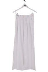 Pantalon Songe Lab Blanc en Lin, taille XS - Seconde Main