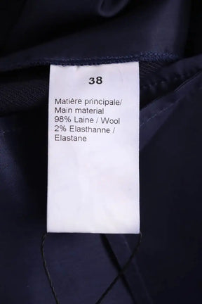 Pantalon Sonia Rykiel Marine en Laine
