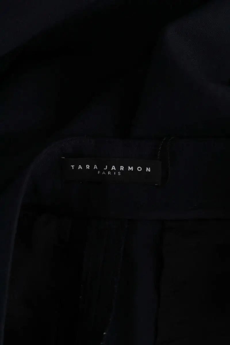 Pantalon Tara Jarmon Marine en Laine