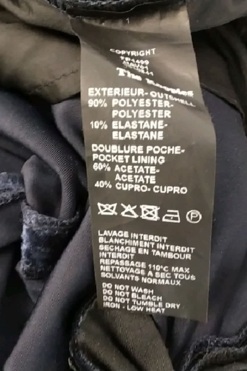 Pantalon The Kooples Marine en Polyester