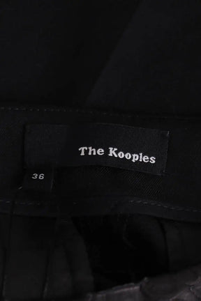 Pantalon The Kooples Noir en Laine