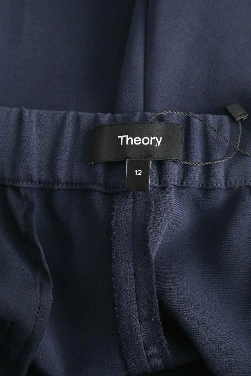 Pantalon Theory Marine en Viscose