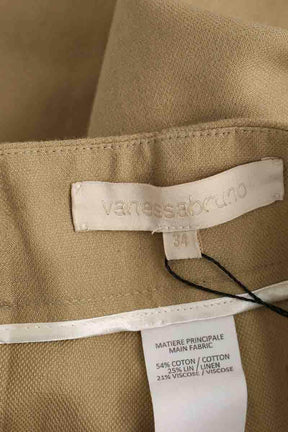 Pantalon Vanessa Bruno Camel en Coton