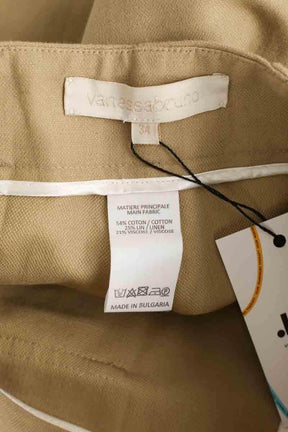Pantalon Vanessa Bruno Camel en Coton