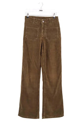 Pantalon Vanessa Bruno Kaki en Coton, taille S - Seconde Main