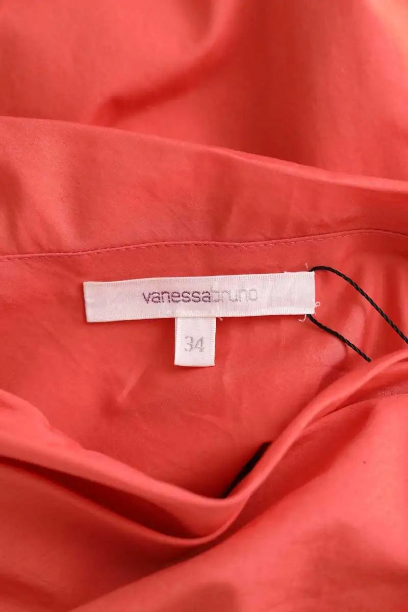 Pantalon Vanessa Bruno Orange en Coton