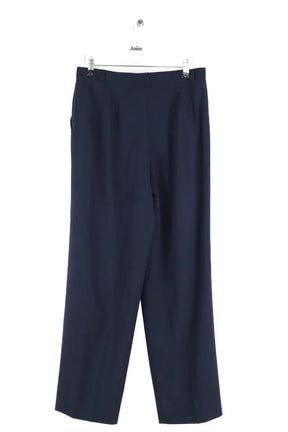 Pantalon Yves Saint Laurent Bleu en Laine