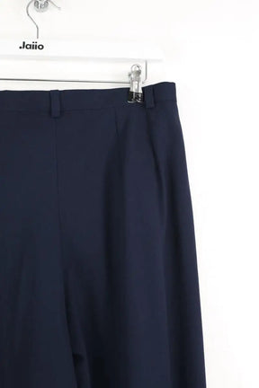 Pantalon Yves Saint Laurent Bleu en Laine
