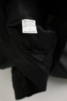 Pantalon Zadig & Voltaire John leather black pants Noir en Cuir