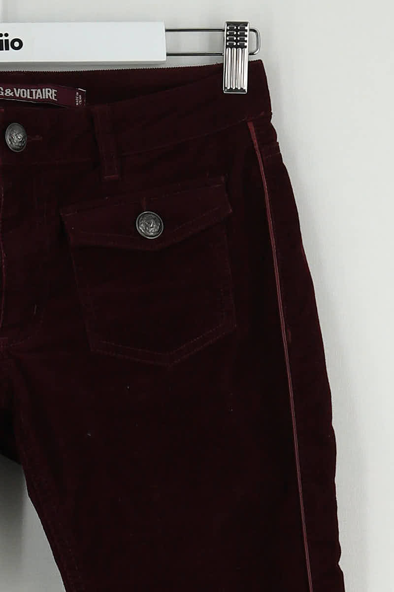Pantalon Zadig & Voltaire Violet en Coton